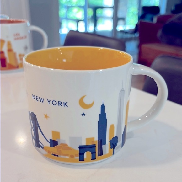 STARBUCKS “YOU ARE HERE” NEW YORK NYC MUG 💙💛🩶 - Picture 1 of 1